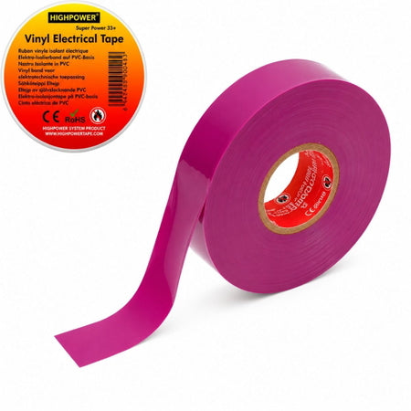 Banda izolatoare mov vinil 19mm x 20m Premium Super Power 33 HighPower AAB858