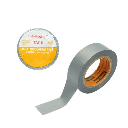 Banda izolatoare gri vinil 19mm x 9m Anti-Fire Super AAA HighPower AAB859