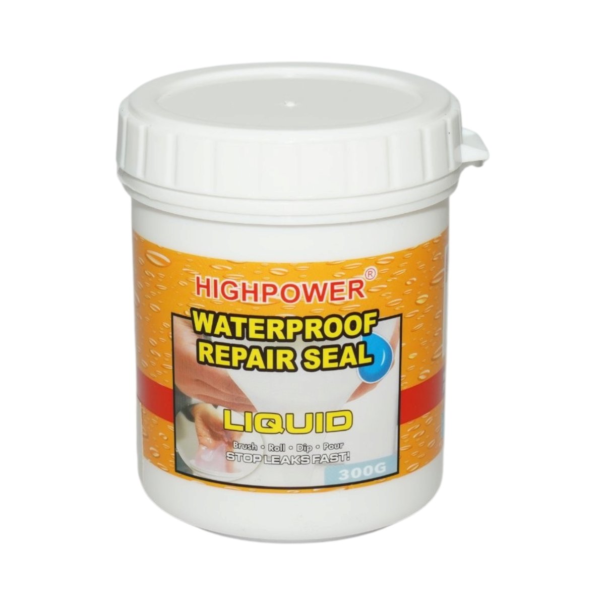 Solutie impermeabilizare cauciuc lichid transparent de etansare si hidroizolare 300g HighPower AAA146