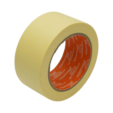 Banda adeziva mascare uz general 48mm x 36m din hartie galbena HighPower AAA184