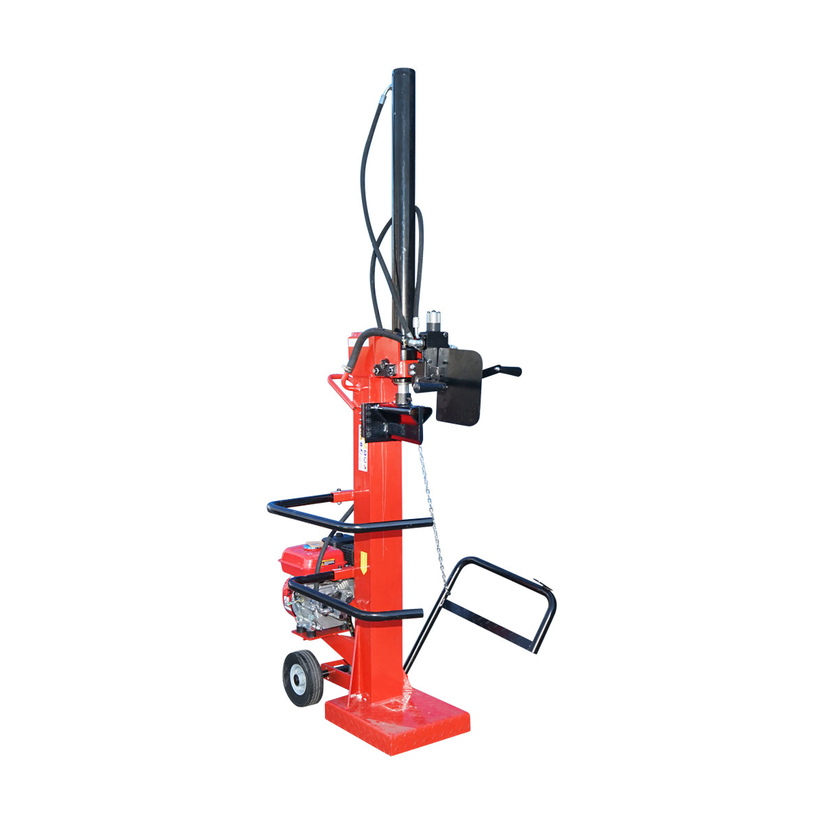 Despicator lemne vertical cu motor pe benzina 196CC putere despicare 14T bustean 1040x400mm Breckner Germany BK98360