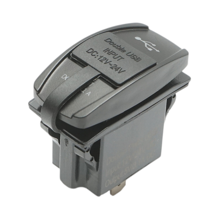 Incarcator priza bricheta auto 12V/24V, 2xUSB 5V/3.1A DC