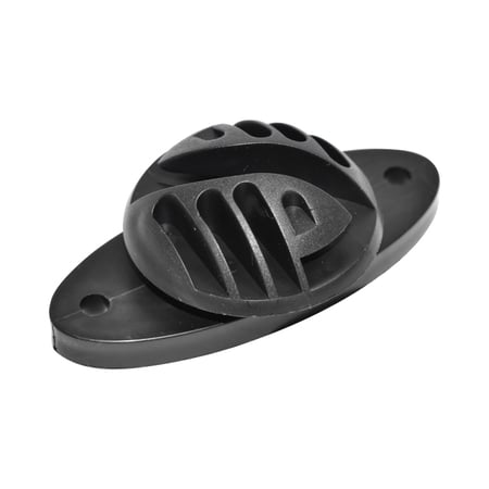 Izolator plat negru 70x40mm pentru gard electric Breckner Germany