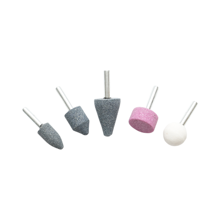 Set 5 pietre slefuire cu tija 6mm Crownman