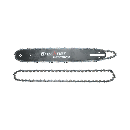 Set lama drujba 40cm (16 inch) cu 2 lanturi pas 3/8, 1.3mm, T57 zale uz profesional Breckner Germany