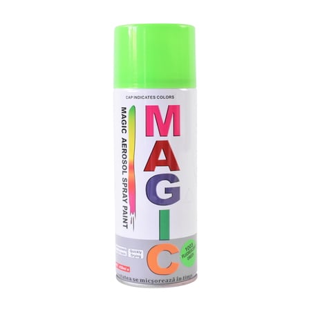 Spray vopsea verde fluorescent MAGIC