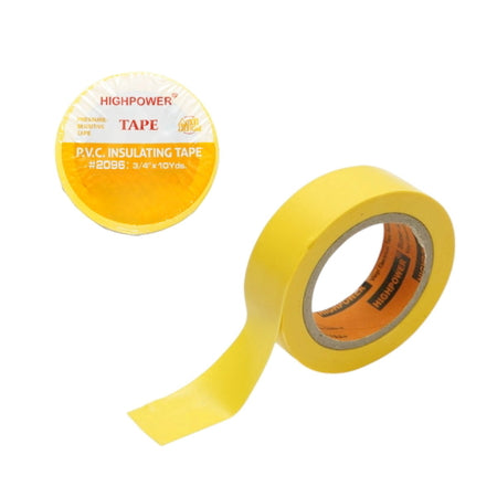 Banda izolatoare galbena vinil 19mm x 9m Anti-Fire Super AAA HighPower AAB864