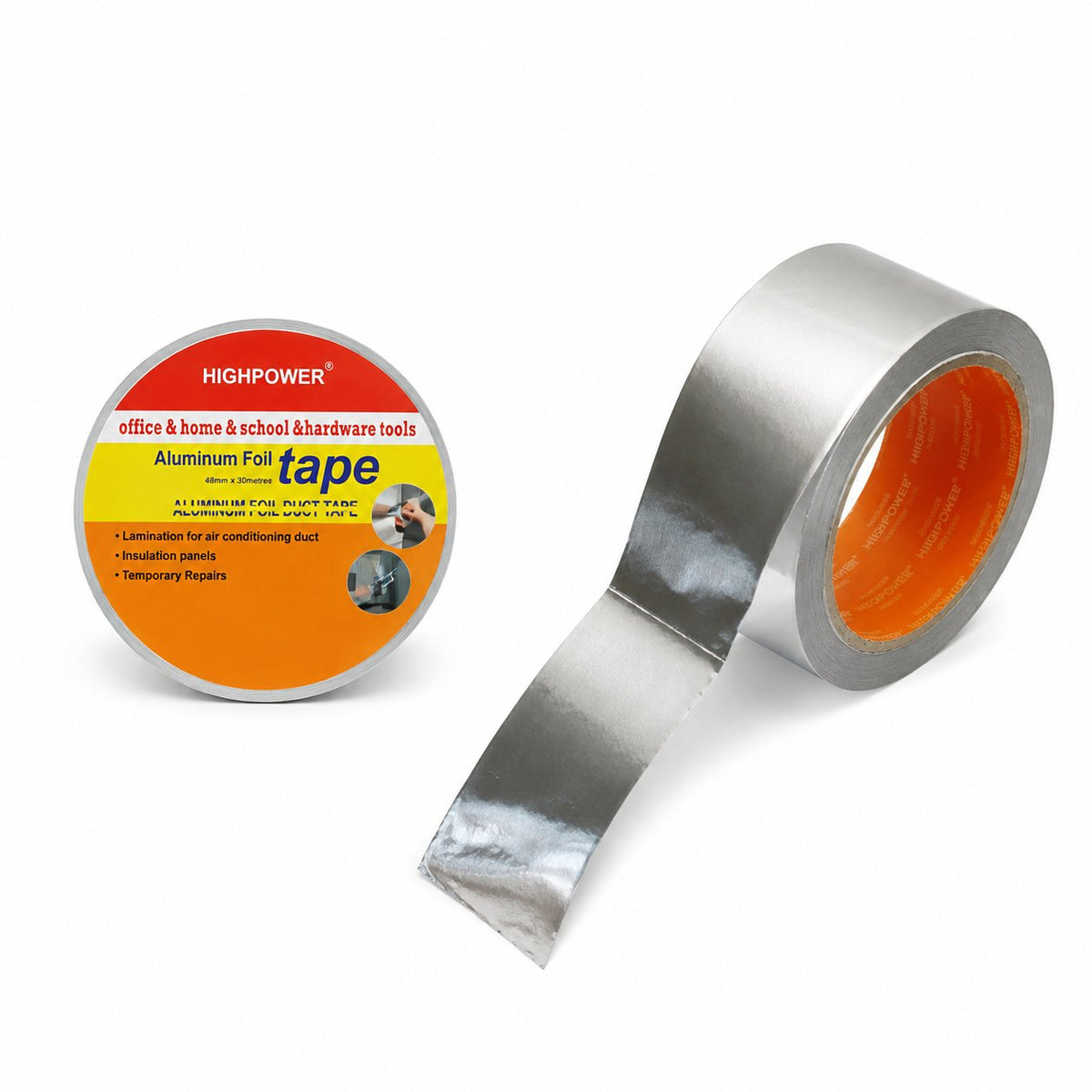 Banda adeziva aluminiu 48mm x 30m Duct Tape HighPower AAA163