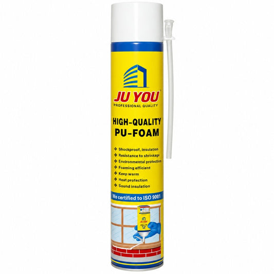 Spuma poliuretanica PU alba rapida pentru montaj usi si ferestre cu aplicare manuala 750ml AAA301