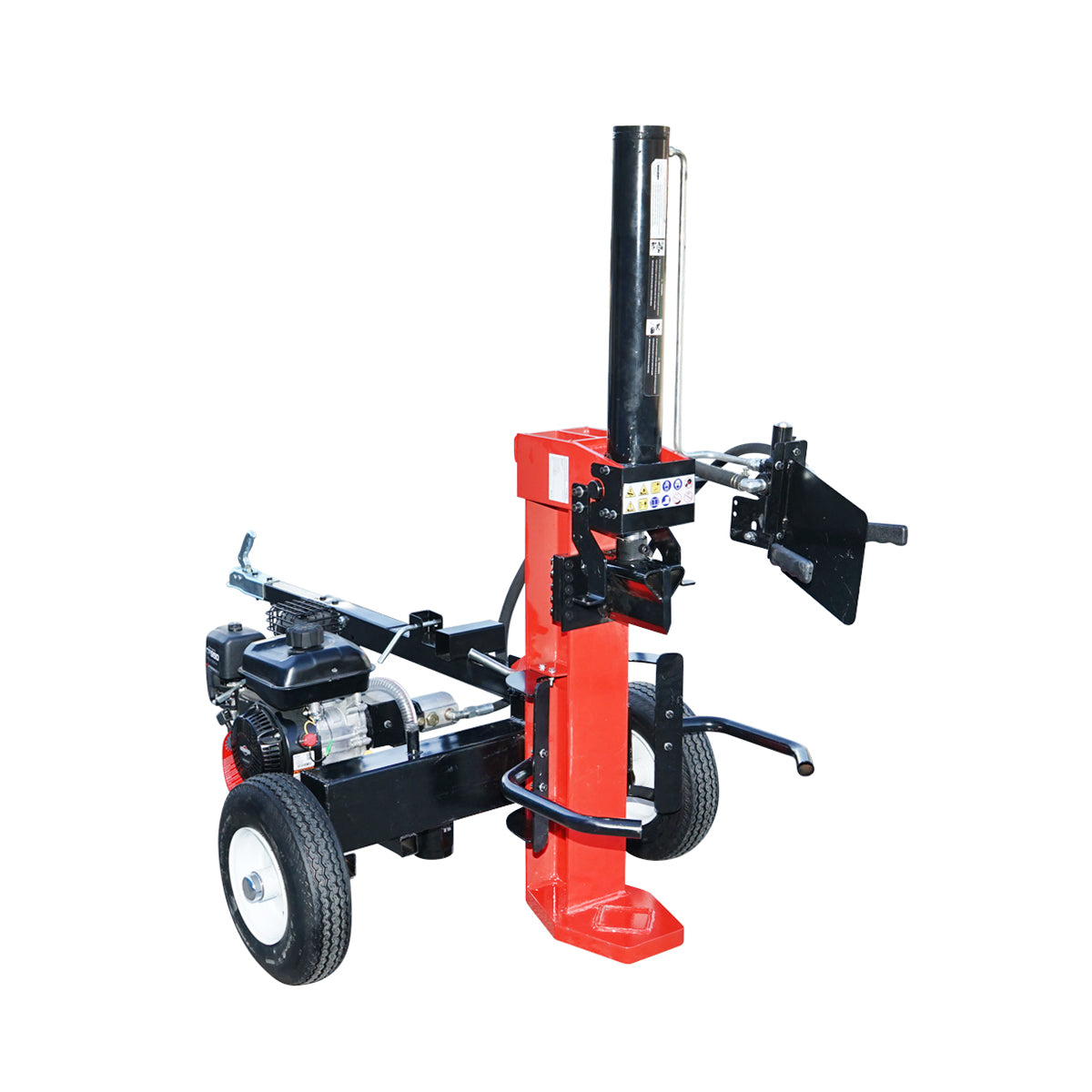 Despicator lemne vertical cu motor pe benzina 208CC putere despicare 22T bustean 610x400mm Breckner Germany BK98361