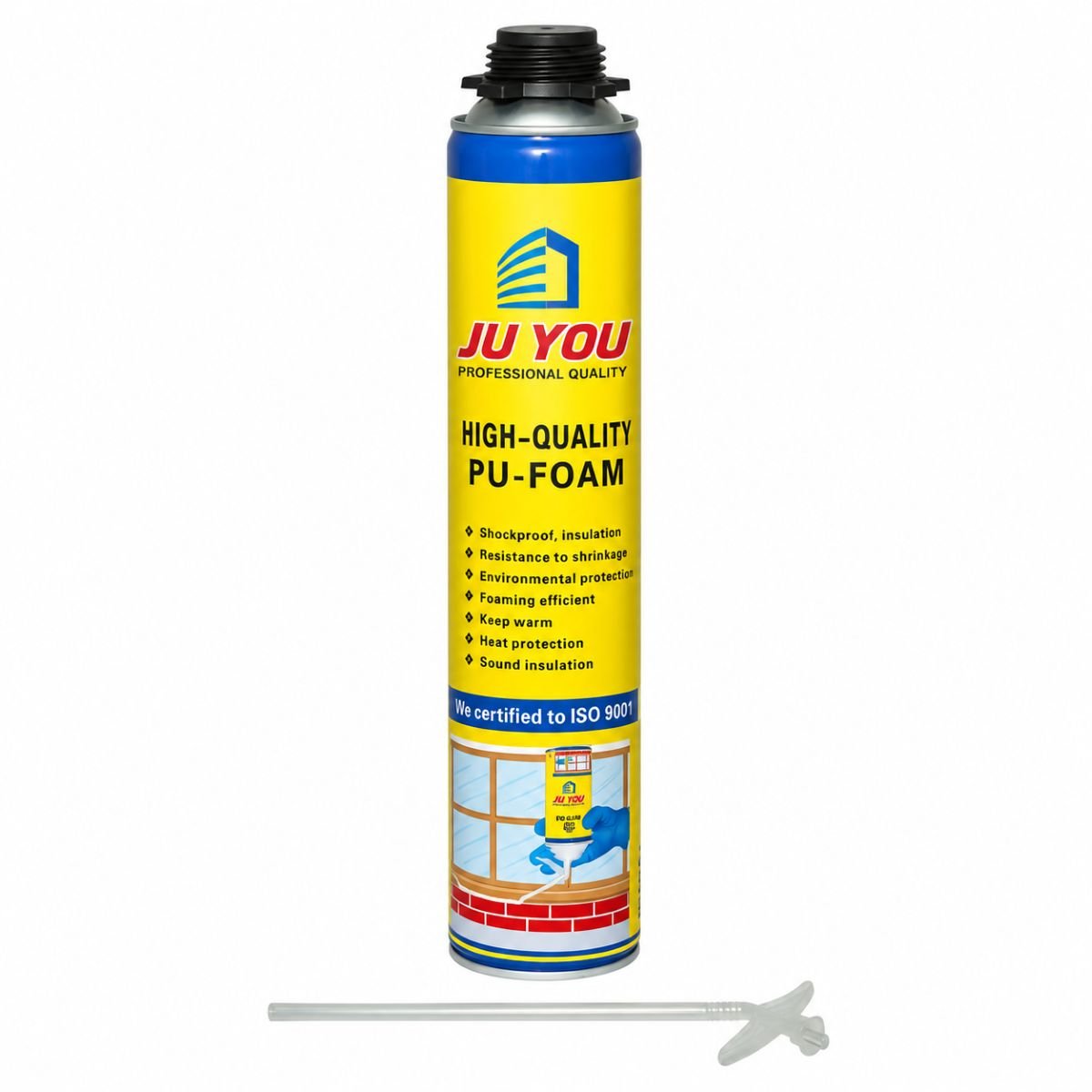 Spuma poliuretanica PU multifunctionala alba cu aplicare manuala sau pistol 750ml AAA302