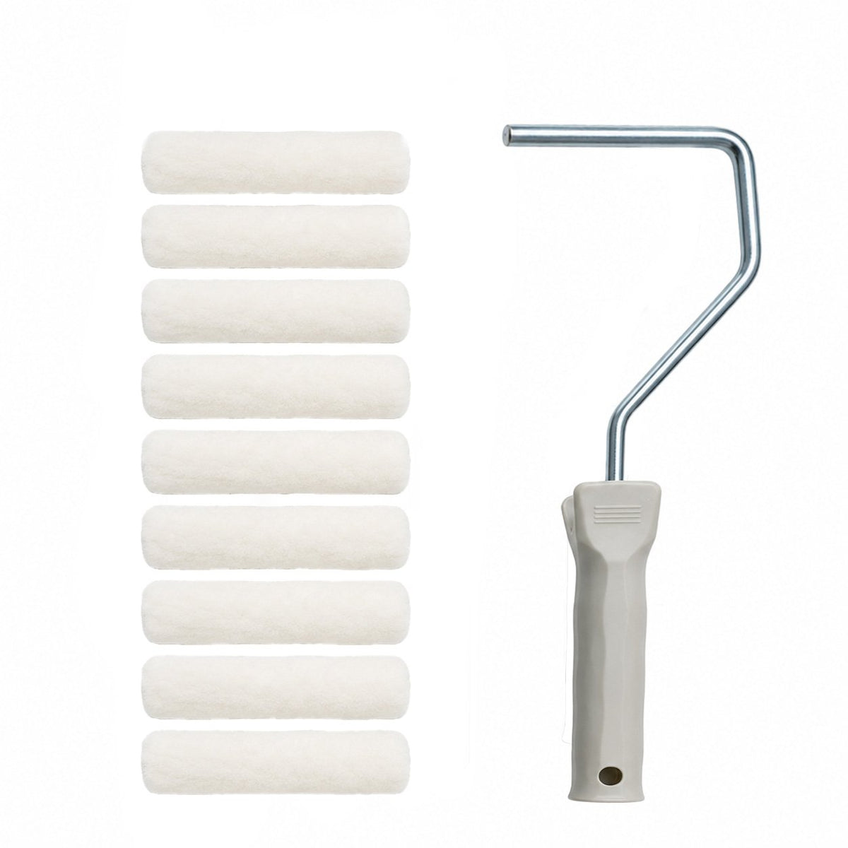 Set 10 role trafalet lana 100mm diametru rola 25mm fir 4mm maner PP Breckner Germany BK00379