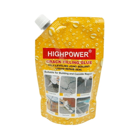 Sigilant autonivelant elastic pentru umplere si reparare fisuri beton gri 500g HighPower AAA182