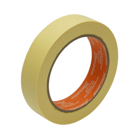 Banda adeziva mascare uz general 24mm x 36m din hartie galbena HighPower AAA183