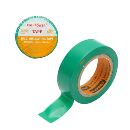 Banda izolatoare verde vinil 19mm x 9m Anti-Fire Super AAA HighPower AAB863