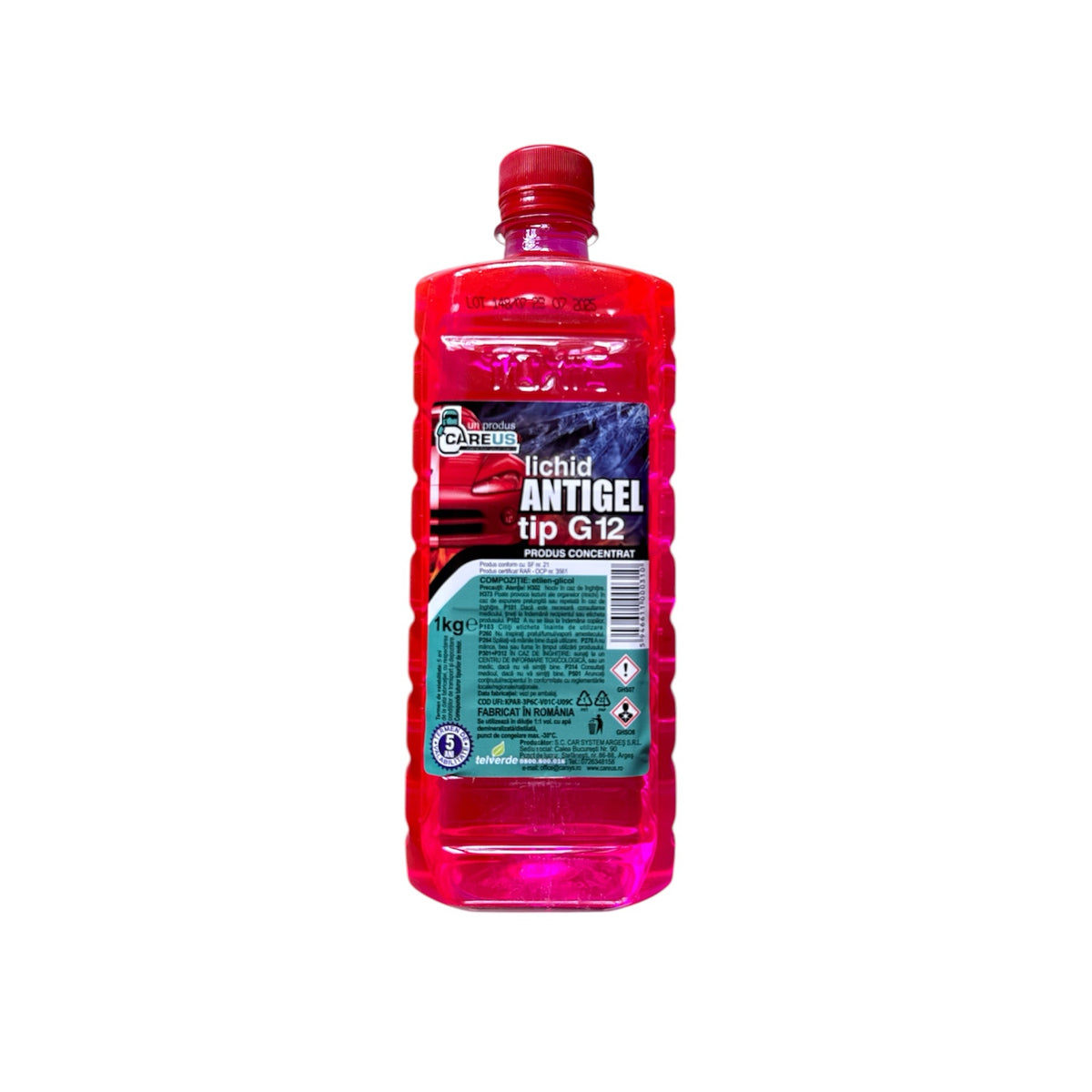 Antigel G12 Concentrat 1l Careus