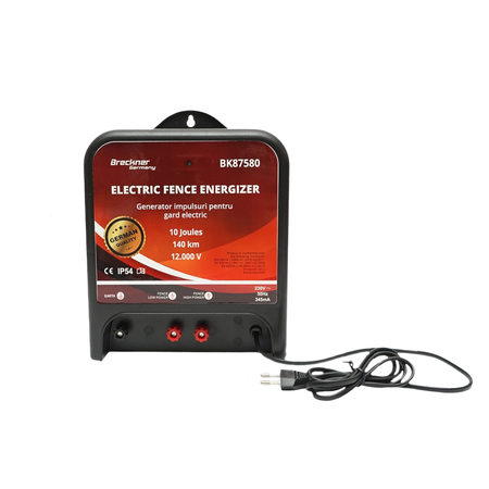 Aparat generator impulsuri 220V, 10 Joule, 140km gard electric Breckner Germany