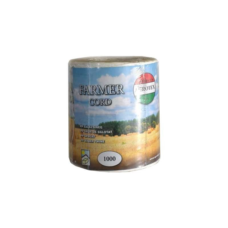 Ață de balotat Agrotex 1000m/kg culoare albă