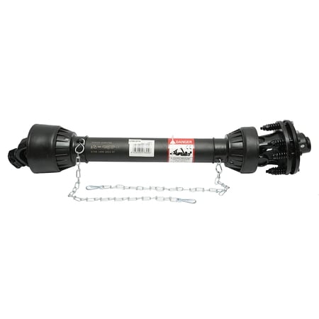 Cardan 1000 mm S6 T6 cu ambreiaj compus din 2 discuri cruce 30.2x92 (teava stea) 1 3/8 Z=6 freza
