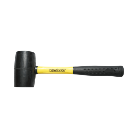 Ciocan de cauciuc cu maner din fibra de sticla 900gr Crownman