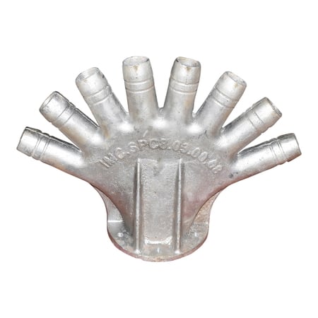 Corp absorbtie exhaustor SPC 6 (distribuitor aer / manusa cu 8 degete)