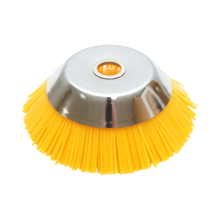 Disc perie nylon motocoasa 200x25.4mm pentru curatare buruieni, rosturi, pavaj Breckner Germany