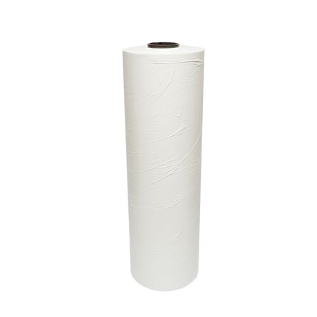 Folie alba infoliat baloti 750mm x 25mic x 1500m 27.45Kg cu protectie UV Breckner Germany