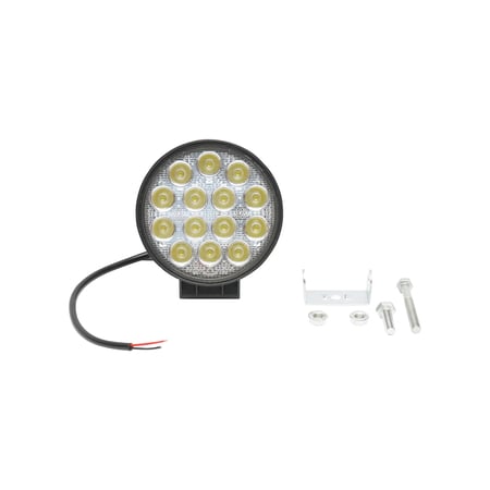 Lampa cu 14 LED-uri 10-30V 42W unghi radiere 60 de grade tip flood 114x114x61mm IP67 6000K Breckner Germany