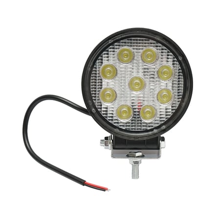 Lampa cu 9 LED-uri 10-60V 27W unghi radiere 60 de grade tip flood 6000K 107x107x51mm IP67 Breckner Germany