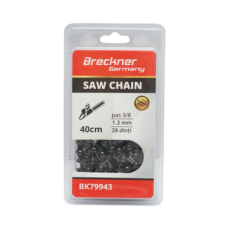 Lant drujba pas 3/8, 28 de dinti, 1.3mm, lungime 40cm Breckner Germany