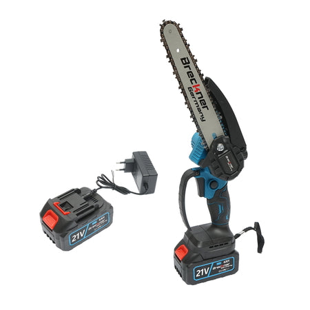 Mini fierastrau electric 700W cu 2 acumulatori 21V, 4Ah Li-ion, lama 8 inch (200mm) Breckner Germany