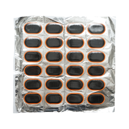 Petice vulcanizare ovale 33x53mm pentru camere de aer 24 buc/set Maruni made in Japan