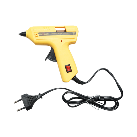 Pistol de lipit electric 20W, 220V pentru baghete din silicon Crownman