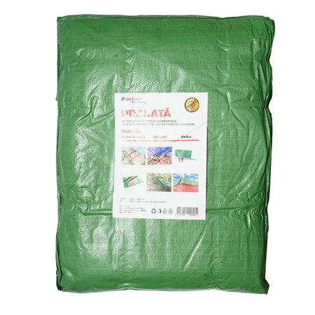 Prelata cu ochiuri de prindere 100g/m2 verde 6x8m Breckner Germany