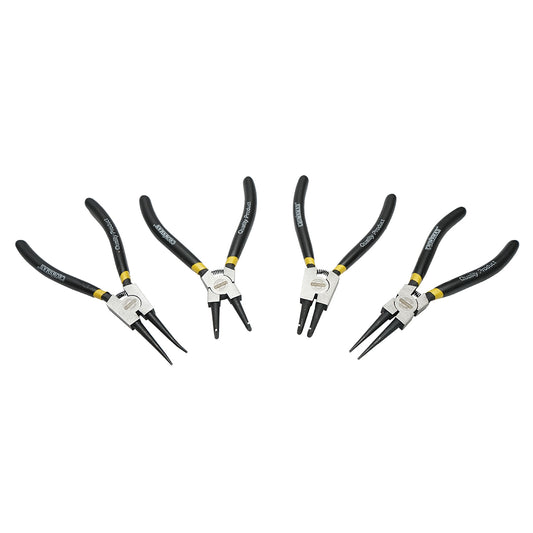 Set clesti sigurante seeger varf curbat interior/exterior, varf drept interior/exterior 180mm Crownman