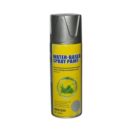 Spray vopsea argintiu pe baza de apa 450ml Breckner Germany