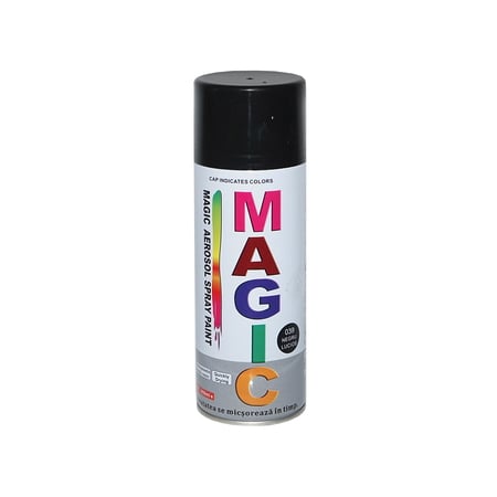 Spray vopsea negru lucios MAGIC